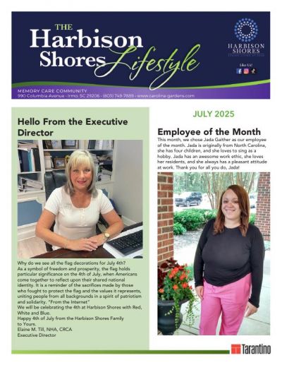 Memory Care Current Newsletter