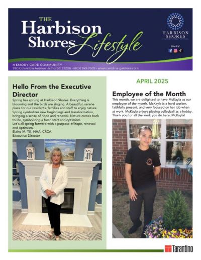 Memory Care Current Newsletter