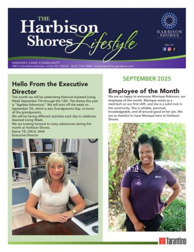 Memory Care Current Newsletter