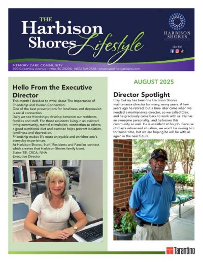 Memory Care Current Newsletter