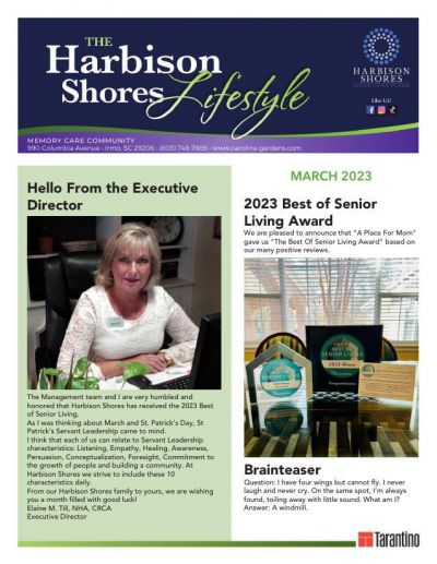Memory Care Current Newsletter