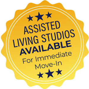 Assisted Living Studio units Available for Immediate Move-In